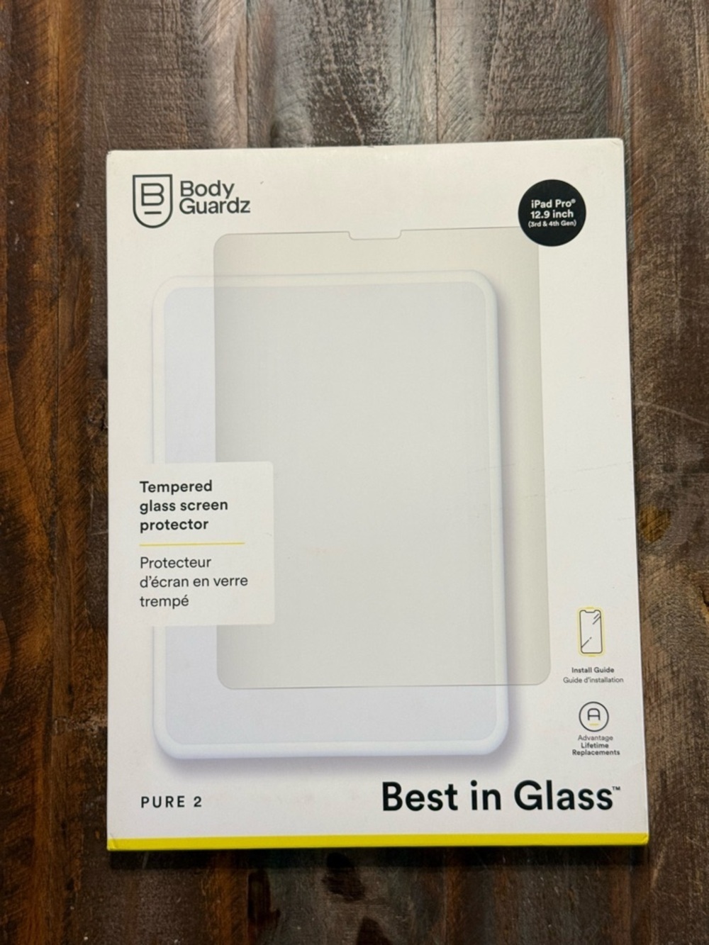 iPad Pro 12.9” 3rd & 4th Gen Screen Tempered Glass Protector NWT